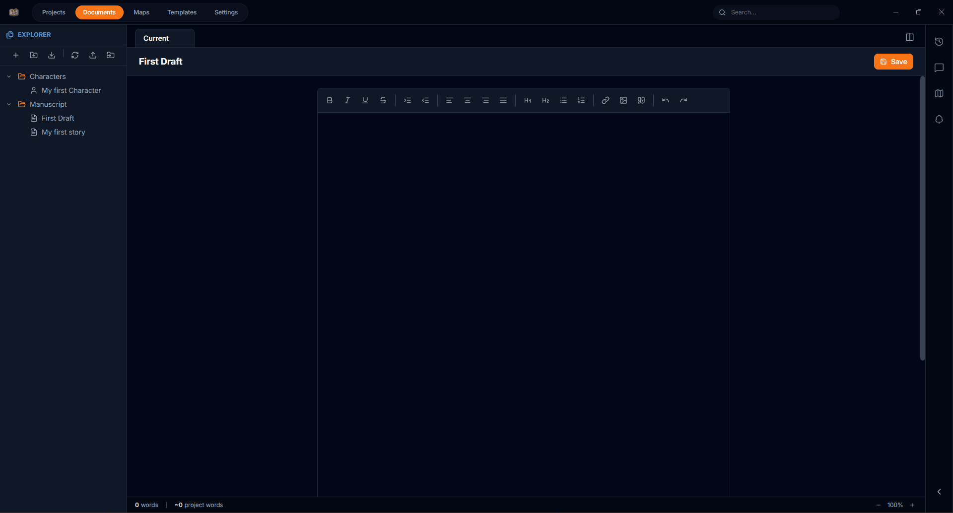 The Editor - Distraction Free Writing