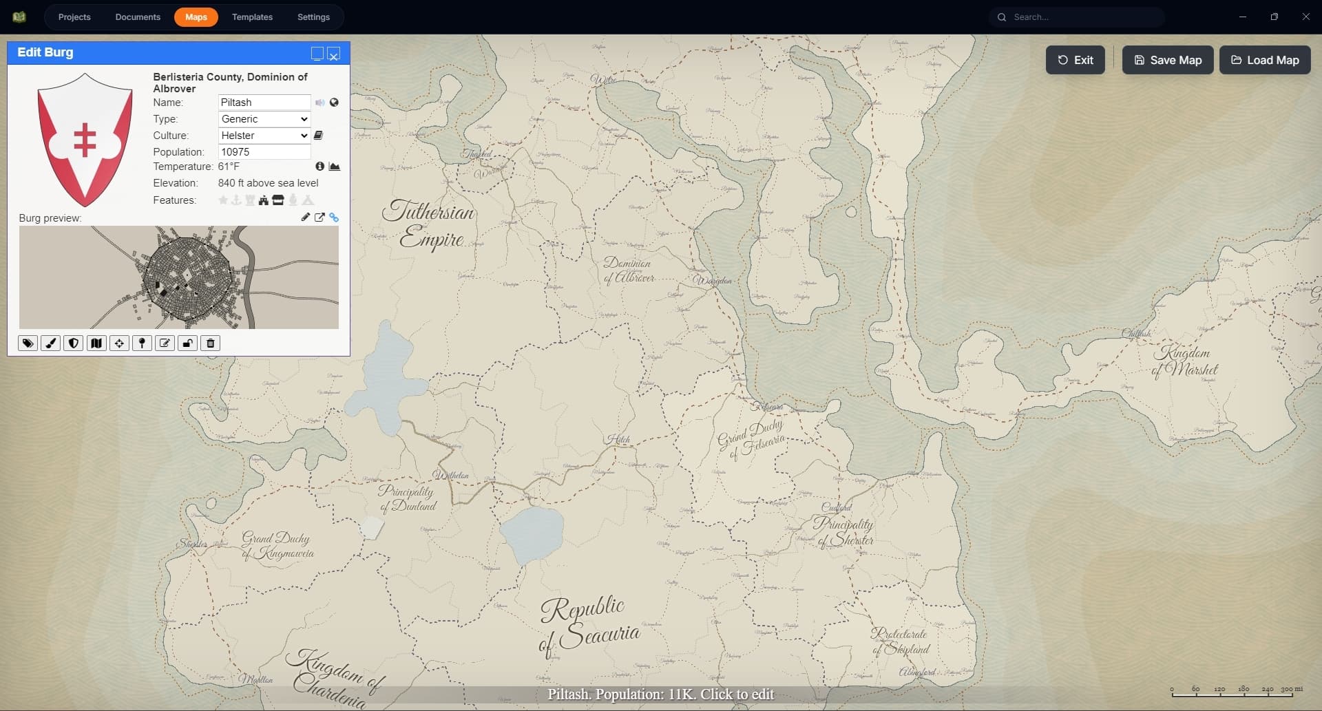 Map & Lore - Integrated World Mapping
